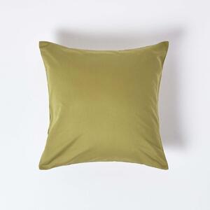 Olive Green European Pillowcase 1000 TC, 40 x 40cm