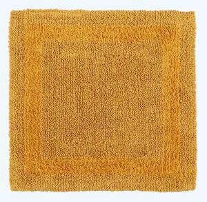 Homescapes Luxury Reversible Cotton Shower Mat - Mustard Yellow