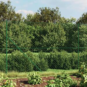 Chain Link Fence Green 2.2x10 m