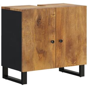 Sink Cabinet 62x33x58 cm Solid Wood Mango and Engineered Wood