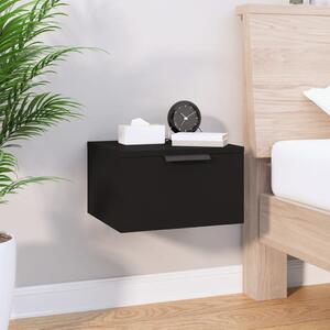 Wall-mounted Bedside Cabinets 2 pcs Black 34x30x20 cm
