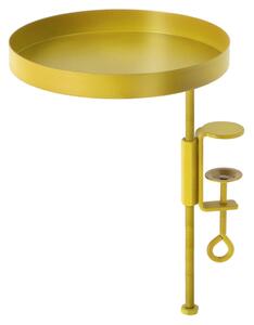 Esschert Design Plant Tray with Clamp Round Gold M