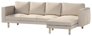 Norsborg 4-seat sofa with chaise longue cover