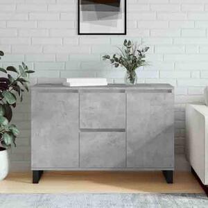 Celina Wooden Sideboard With 2 Doors 2 Drawers In Concrete Grey
