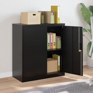 Schriever Steel Office Filing Cabinet In Black