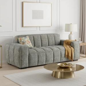 Pelaro Fabric 3 Seater Sofa in Grey