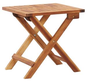 Attic Sqaure Folding Wooden Garden Coffee Table In Natural