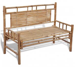 Ramie Wooden Bamboo Garden Seating Bench In Natural