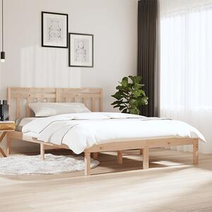 Naida Solid Pinewood King Size Bed In Natural