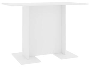 Alayka Rectangular Wooden Dining Table In White