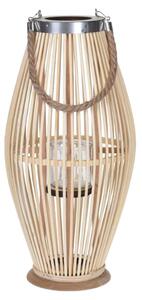 H&S Collection Lantern 24x48 cm Bamboo Natural