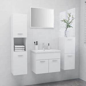 Asher Wooden Bathroom Furniture Set In White