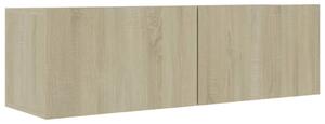 TV Cabinet Sonoma Oak 100x30x30 cm Engineered Wood