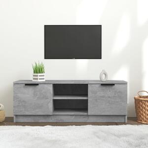 Greco Wooden TV Stand With 2 Doors In Concrete Effect