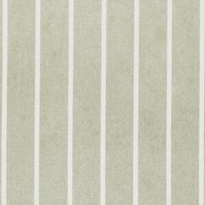 ANTE DECOR Burgess Printed Cotton Stripe Fabric Beige