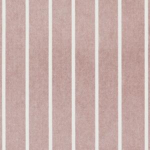 ANTE DECOR Burgess Printed Cotton Stripe Fabric Pink