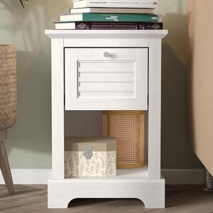 Shelby Wooden Lamp Table In White