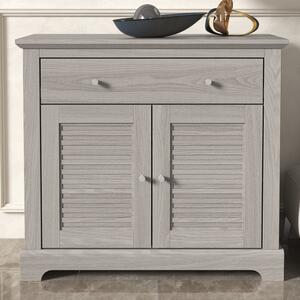 Shelby Wooden Sideboard With 2 Doors 1 Drawer In Warm Grey