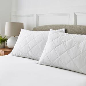 Soft Easycare Polycotton Pillow Protector Pair