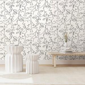 Faces Neutral Wallpaper