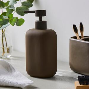 Chocolate Ceramic Soap Dispenser