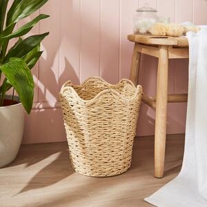 Wavy Shell Woven Bin