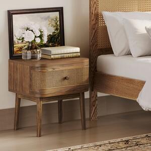 Return - Callie Bedside Table, Smoked