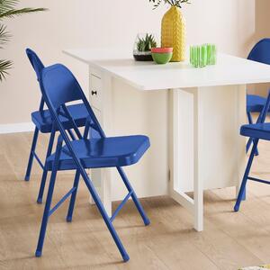 Chase Folding Chair, Metal Classic Blue