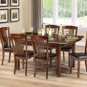 Canterbury 4-6 Seater Extendable Dining Table Brown