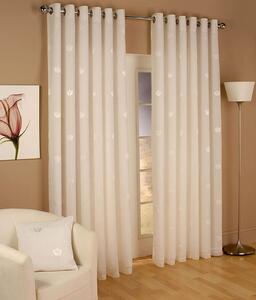 Miami Eyelet Voile Curtains Natural