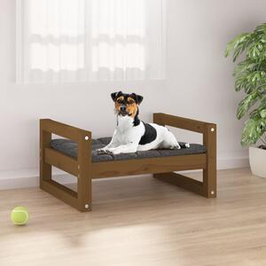 Dog Bed Honey Brown 55.5x45.5x28 cm Solid Pine Wood