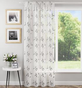 Oasis Pair Ready Made Voile Curtains Grey