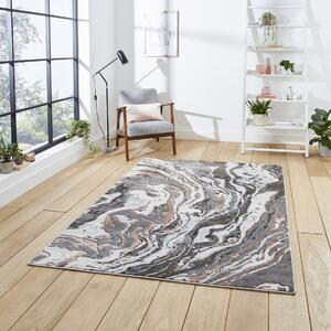 Apollo GR584 Modern Abstract Rug Grey Rose