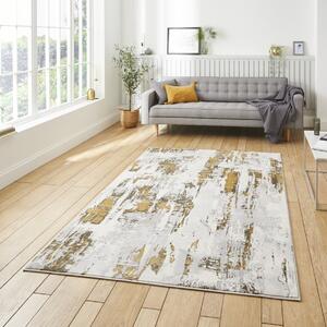 Apollo GR579 Modern Abstract Rug Grey Gold