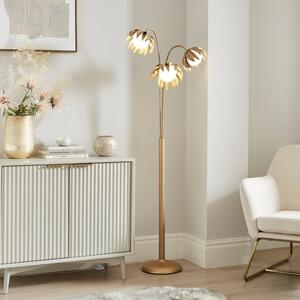 Alder Art Deco 3 Light Floor Lamp