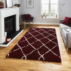 Scandi Berber G257 Rug Red Cream