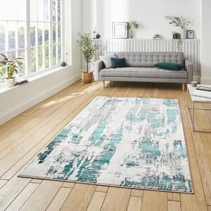 Apollo GR579 Modern Abstract Rug Grey Green