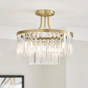 Audra 3 Light Semi Flush Ceiling Light