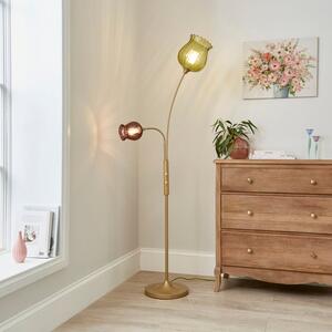 Peony Adjustable Mother and Child Floor Lamp