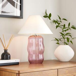 Phoebe Abstract Glass Table Lamp