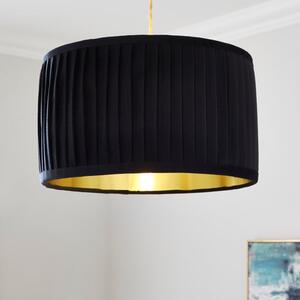 Sawyer Pleated Velvet Drum Lamp Shade