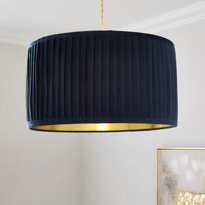 Sawyer Pleated Velvet Drum Lamp Shade