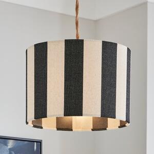 Beatrice Stripe Drum Lamp Shade