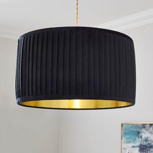 Sawyer Pleated Velvet Drum Lamp Shade