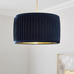 Sawyer Pleated Velvet Drum Lamp Shade