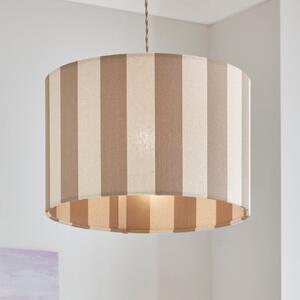 Beatrice Stripe Drum Lamp Shade