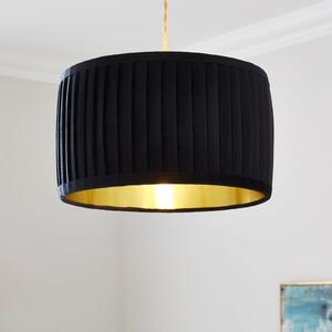 Sawyer Pleated Velvet Drum Lamp Shade