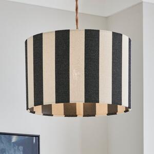 Beatrice Stripe Drum Lamp Shade