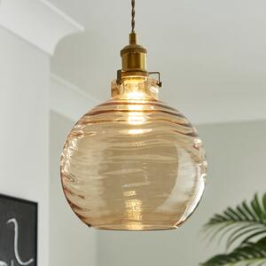 Amber Wave Easy Fit Pendant Shade