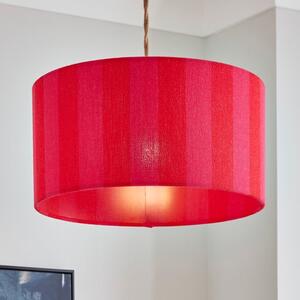 Beatrice Stripe Shallow Drum Lamp Shade